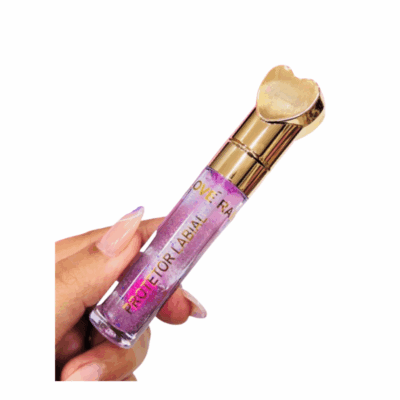 Gloss Labial Mágico Com Glitter Coração Love Rain
