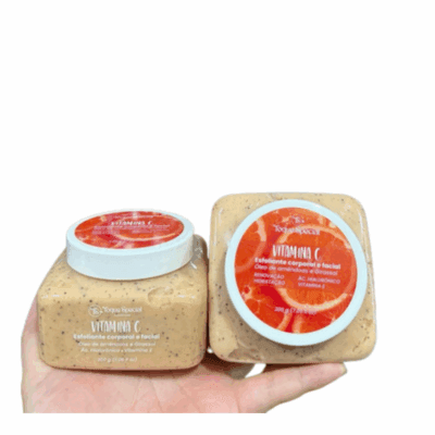 ESFOLIANTE CORPORAL E FACIAL TOQUE ESPECIAL VITAMINA C