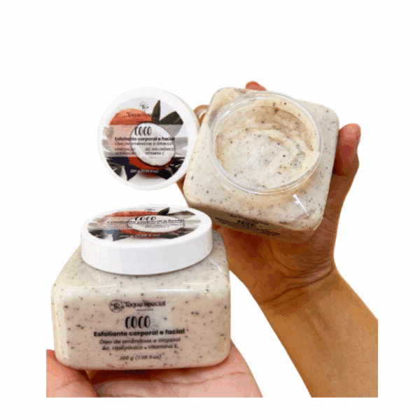 ESFOLIANTE CORPORAL E FACIAL TOQUE ESPECIAL COCO - Imagem 2