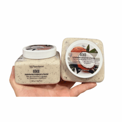 ESFOLIANTE CORPORAL E FACIAL TOQUE ESPECIAL COCO