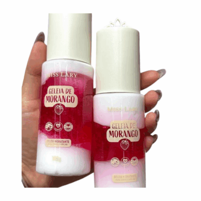 GELEIA HIDRATANTE DE MORANGO MISS LARY CORPO E VIRILHA