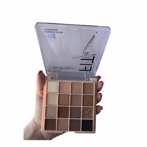 PALETA DE SOMBRAS AMOR ANJO/ BLUSH/ILUMINADOR 3 IN 1 - Imagem 2