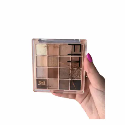PALETA DE SOMBRAS AMOR ANJO/ BLUSH/ILUMINADOR 3 IN 1