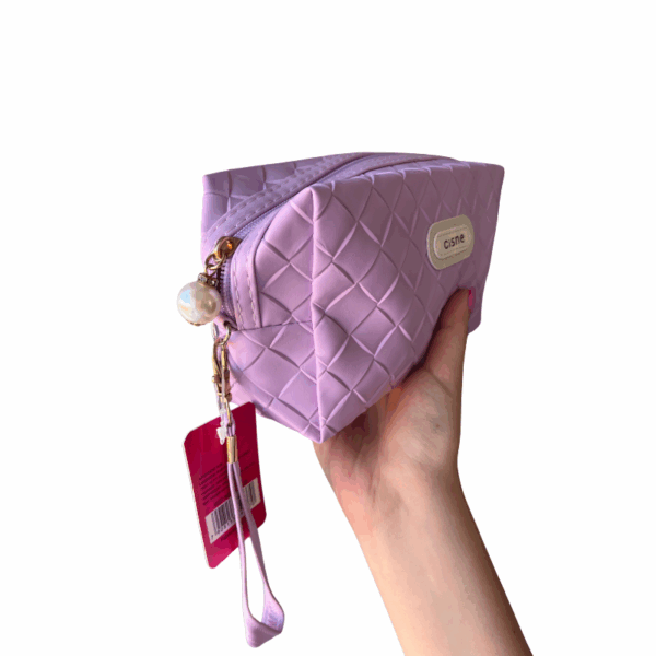 Necessaires  Estojo para viagem e maquiagem - Cisne -Lilás - Imagem 3