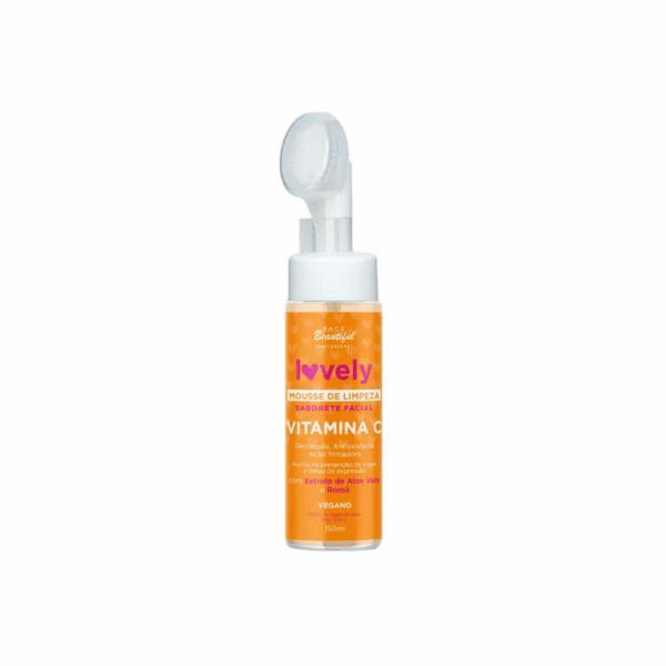 Mousse de Limpeza Facial com Vitamina C – Lovely Facebeautiful
