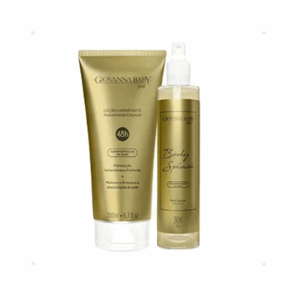 Kit Giovanna Baby Gold – Body Splash + Hidratante Corporal - Imagem 3