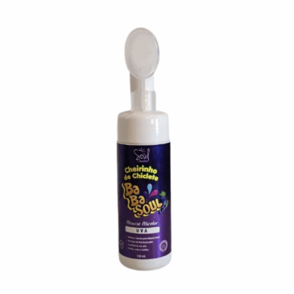 Mousse Micelar Cheirinho de Chiclete Babasoul Uva 150ml