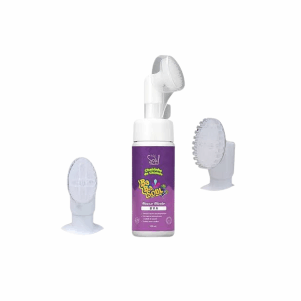 Mousse Micelar Cheirinho de Chiclete Babasoul Uva 150ml - Imagem 2