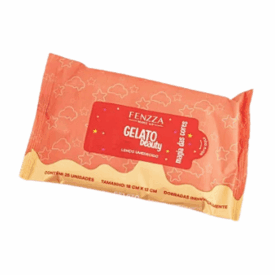 Lenço Umidecido Fenzza Gelato Beauty magia das cores