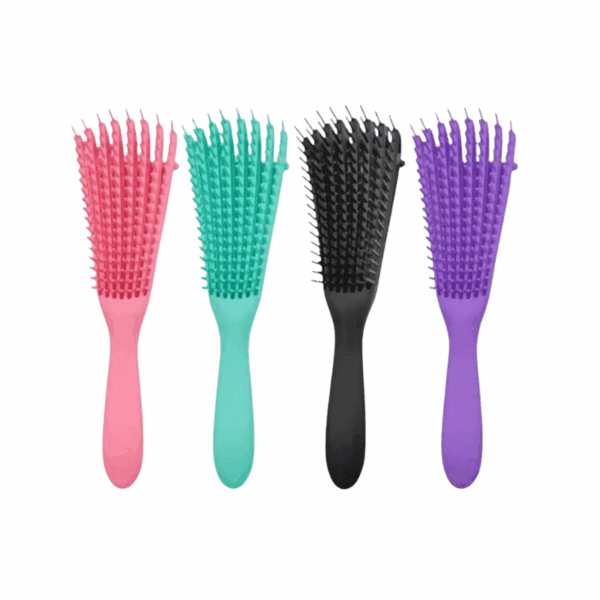 Escova Para Cabelo Cacho Pente Polvo Todo Cabelo Desembaraça