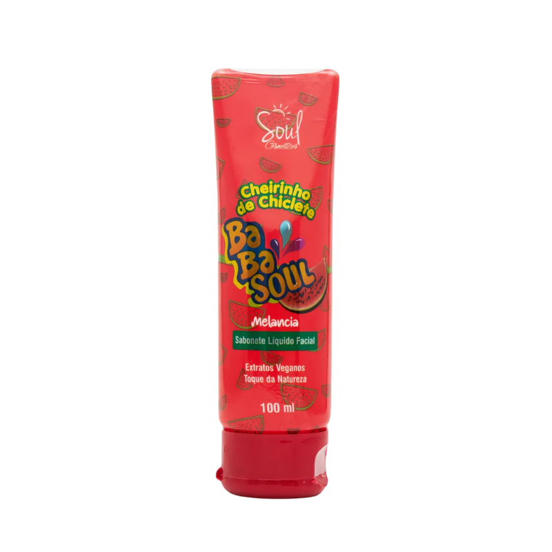Sabonete Líquido Facial Babasoul Melancia Soul – 100ml