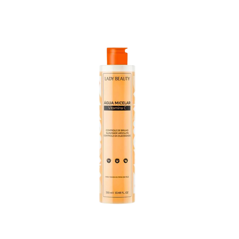 Água Micelar com Vitamina C – Lady Beauty | Demaquilante 310ml