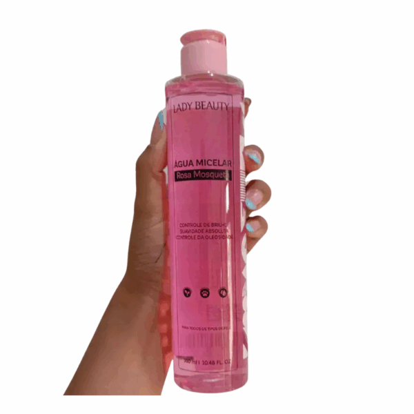 Água Micelar Rosa Mosqueta – Lady Beauty 310ml - Imagem 3