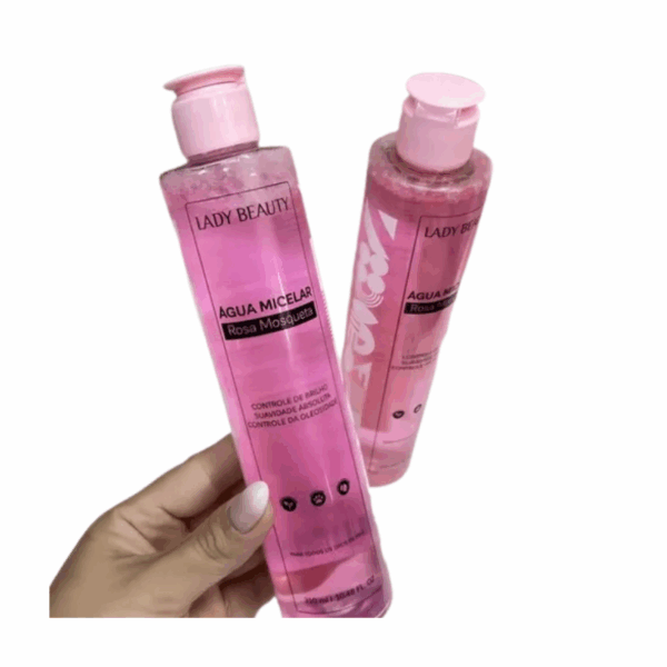Água Micelar Rosa Mosqueta – Lady Beauty 310ml - Imagem 2