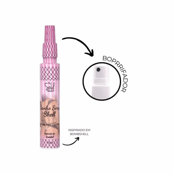 Perfume Para Calcinha Banho Sexy Shell 40ml - Soul - Imagem 3