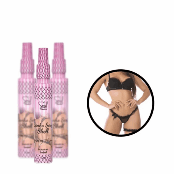 Perfume Para Calcinha Banho Sexy Shell 40ml - Soul
