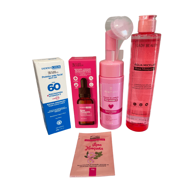 Kit Facial Rosa Mosqueta Completo + Brinde