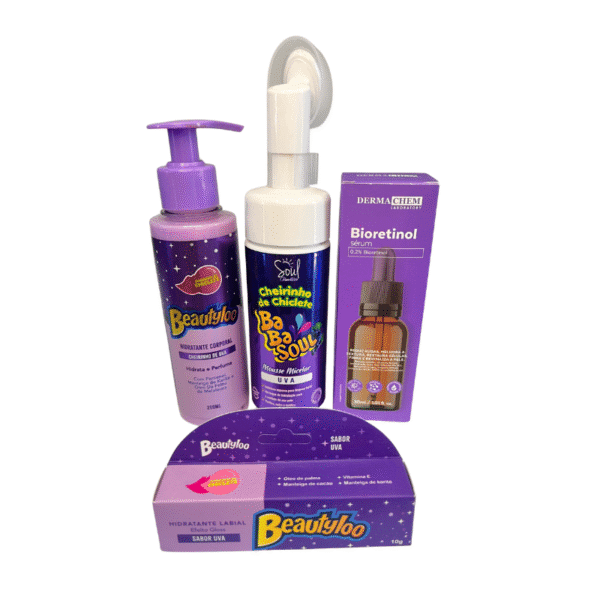Kit Babalu Uva – Skincare Completo Facial e Corporal + Brinde